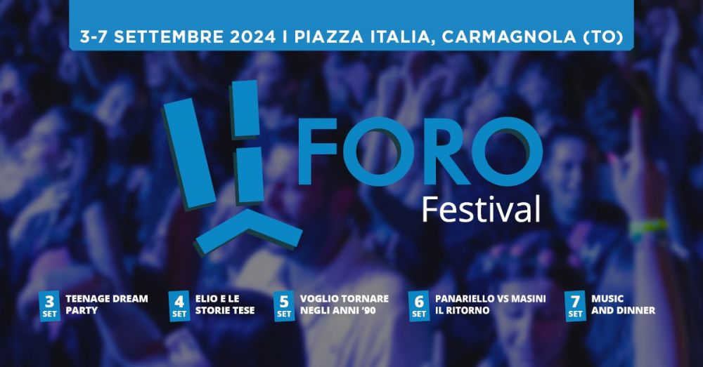 FORO FESTIVAL con ELIO E LE STORIE TESE PANARIELLO VS MASINI - IL RITORNO